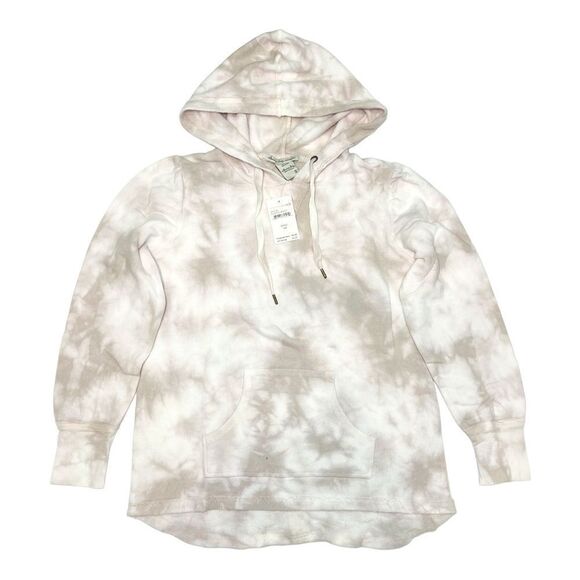 American Rag Women’s Hushed Violet Tie Dye Hooded Sweatshirt Size Small - Picture 2 of 9